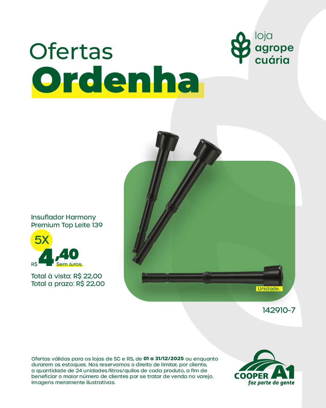 Ofertas Ordenha