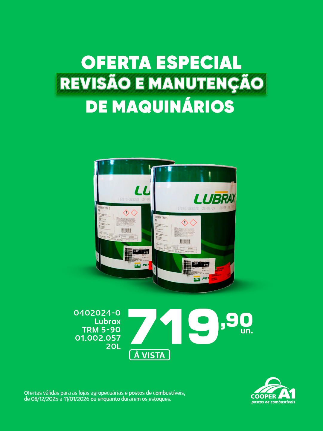 Revisão e manutenção de maquinários