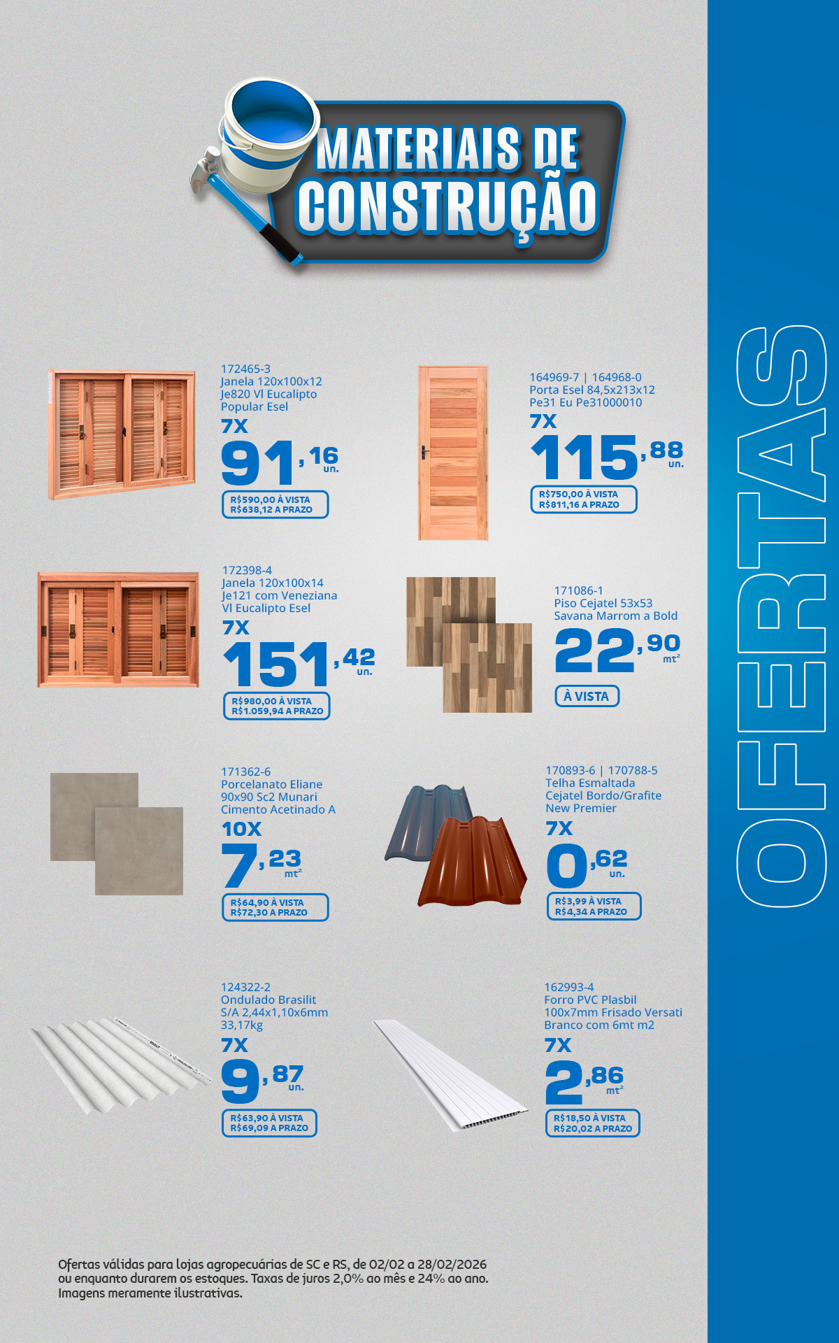 Materiais de Constru&ccedil;&atilde;o