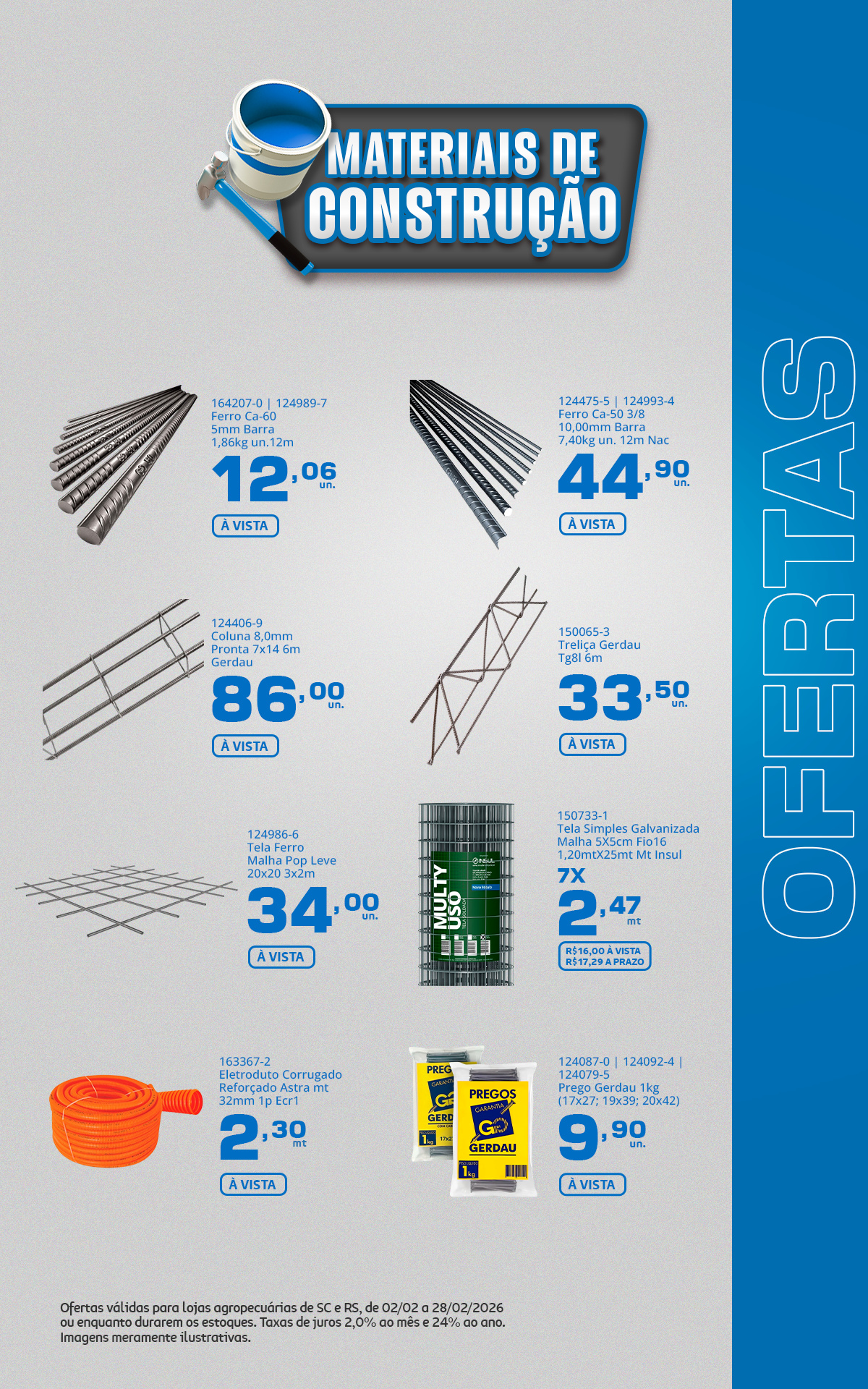 Materiais de Constru&ccedil;&atilde;o