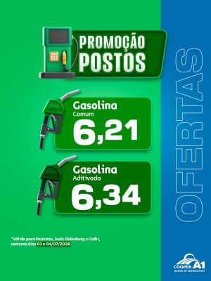 Promo&ccedil;&atilde;o Postos (Palmitos, Sede Oldenburg e Caibi)