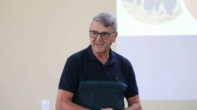 O presidente da Sicredi Regi&atilde;o da Produ&ccedil;&atilde;o, Saul Rovadoscki, parabenizou todas as cooperativas pelo trabalho realizado e tamb&eacute;m agradeceu por fazer parte do programa. (Foto: Karina Ogliari/MB Comunica&ccedil;&atilde;o)