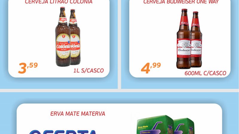 Ofertas do Final de Semana - Dias 12, 13 e 14/05