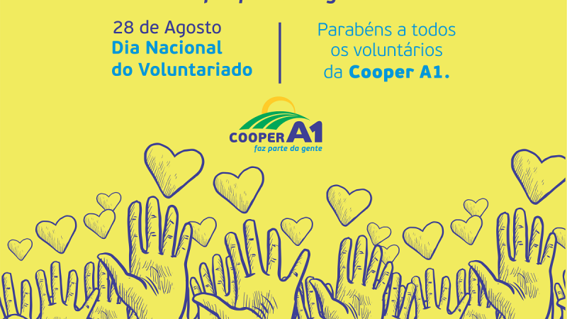 DIA NACIONAL DO VOLUNTARIADO: Fazer o bem faz parte da gente