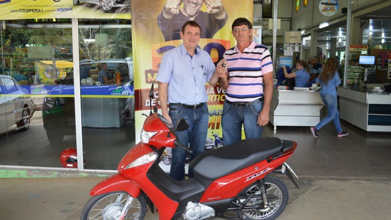 PROMOÇÃO 300 MIL EM PRÊMIOS: entregue a sétima moto sorteada pela maior promoção da história da Cooper A1