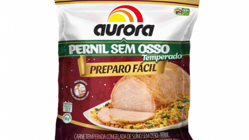 DELÍCIA, BELEZA, PRATICIDADE:  Aurora Alimentos apresenta novas embalagens para os produtos natalinos