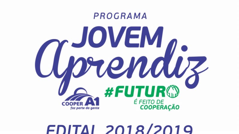 Edital Jovem Aprendiz Cooperativo 2018/2019 (Aberto)