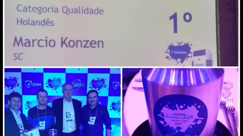 COOPERADO DE SÃO JOÃO DO OESTE RECEBE PRÊMIO NACIONAL