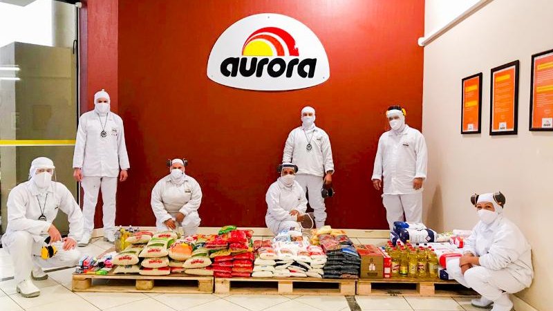 Sistema Aurora arrecada 18,5 toneladas de alimentos e 10 mil itens de higiene e limpeza