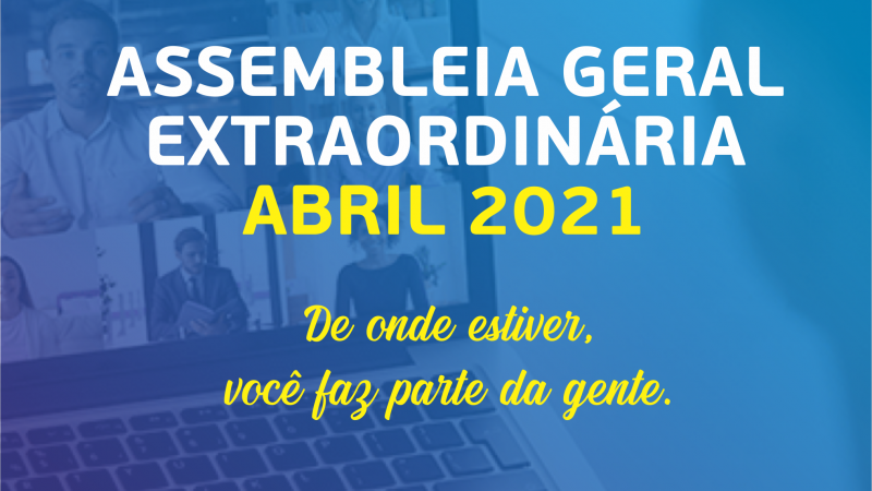 EDITAL DE CONVOCAÇÃO: AGE Abril 2021
