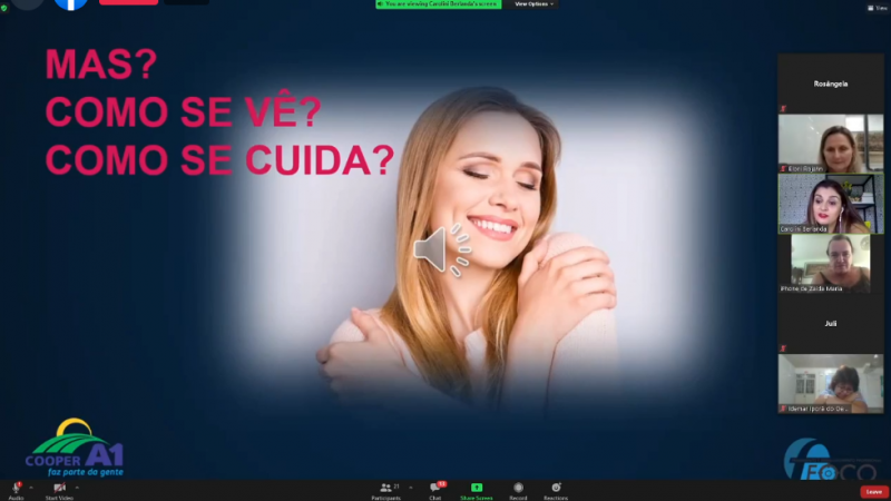 MÊS DAS MULHERES: Cooper A1 promoveu palestra sobre autoestima 