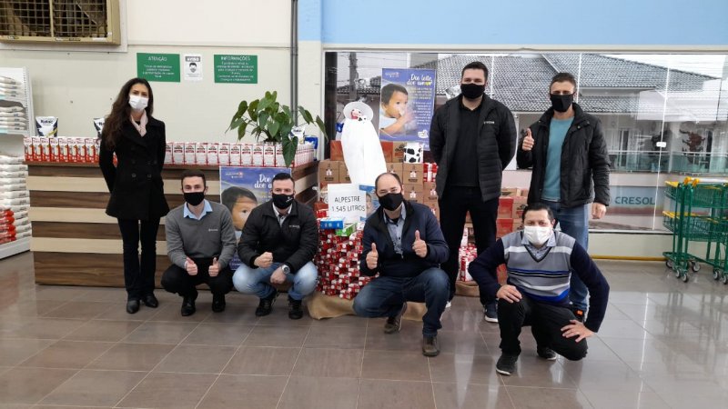 DOE LEITE, DOE AMOR: Campanha arrecada 11.857 litros de leite