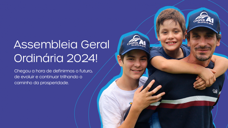 AGO 2024: Cooper A1 realiza Assembleia Geral Ordinária na próxima segunda-feira