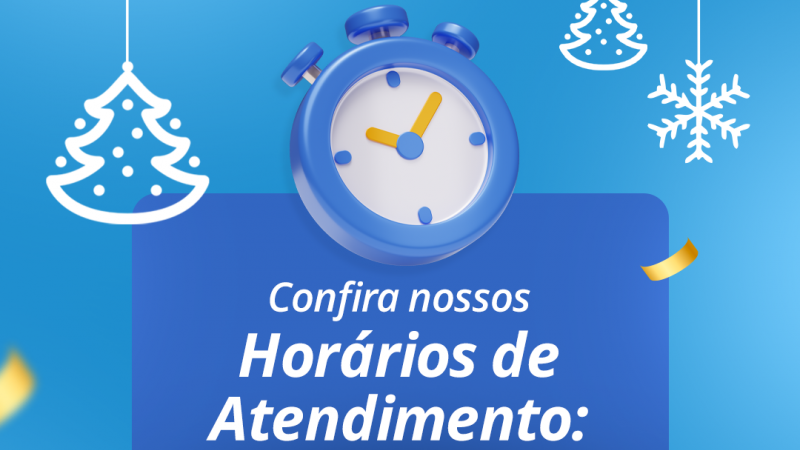 Horários Fim de Ano