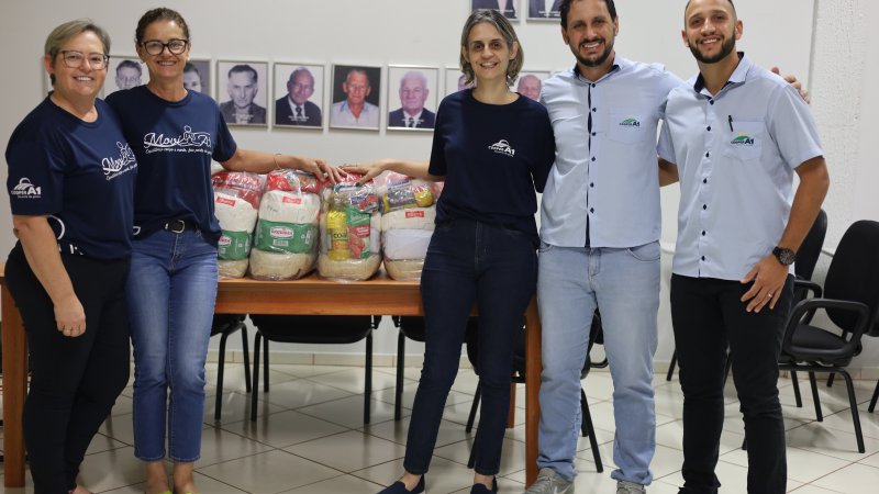COOPERAÇÃO: Nupai de Palmitos recebe doação através da Cooper A1 