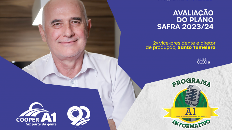 INFORMATIVO A1 01.07.23: Avaliação geral do Plano Safra 2023/2024 