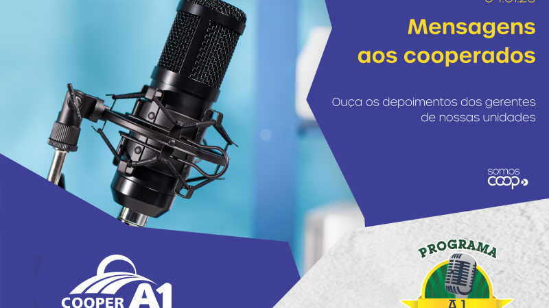 INFORMATIVO A1 04.01.25: Mensagens aos cooperados