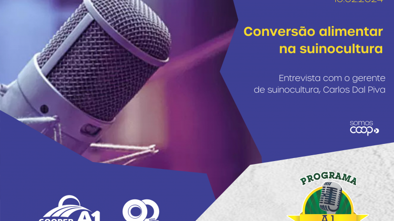 INFORMATIVO A1 10.02.24: Conversão alimentar na suinocultura