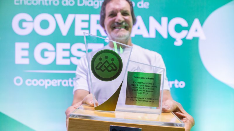 Cooper A1 conquista prêmio do programa SomosCoop Excelência em Gestão