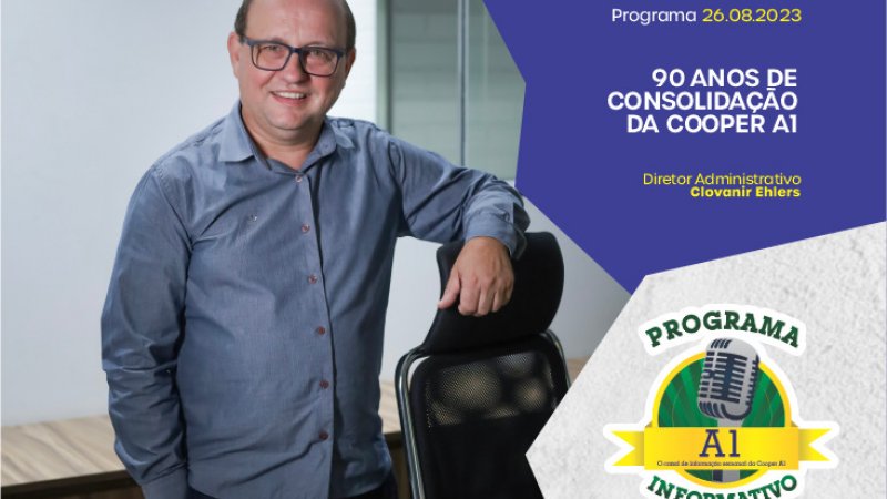 INFORMATIVO A1 26.08.23:  90 anos de consolidação da Cooper A1 