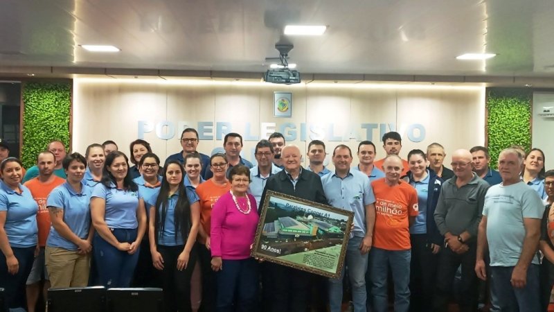 MOÇÃO: Cooper A1 recebe homenagem em Caibi