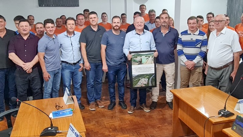 MOÇÃO: Cooper A1 é homenageada em Mondaí 