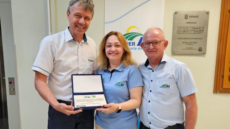 90 ANOS: Cooper A1 recebe homenagem do Sicoob Creditapiranga