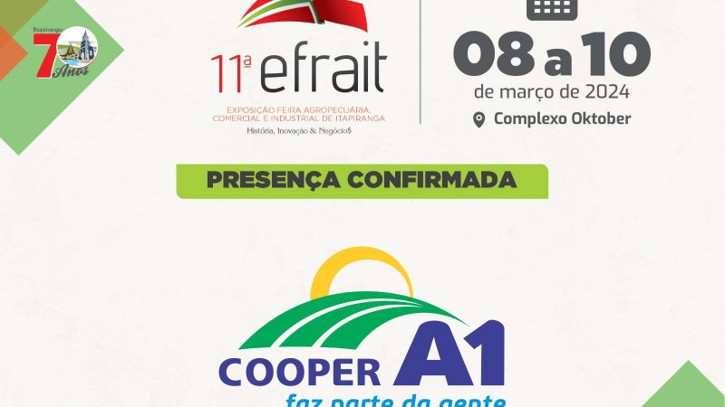 11ª EFRAIT: Cooper A1 marcará presença em mais uma edição