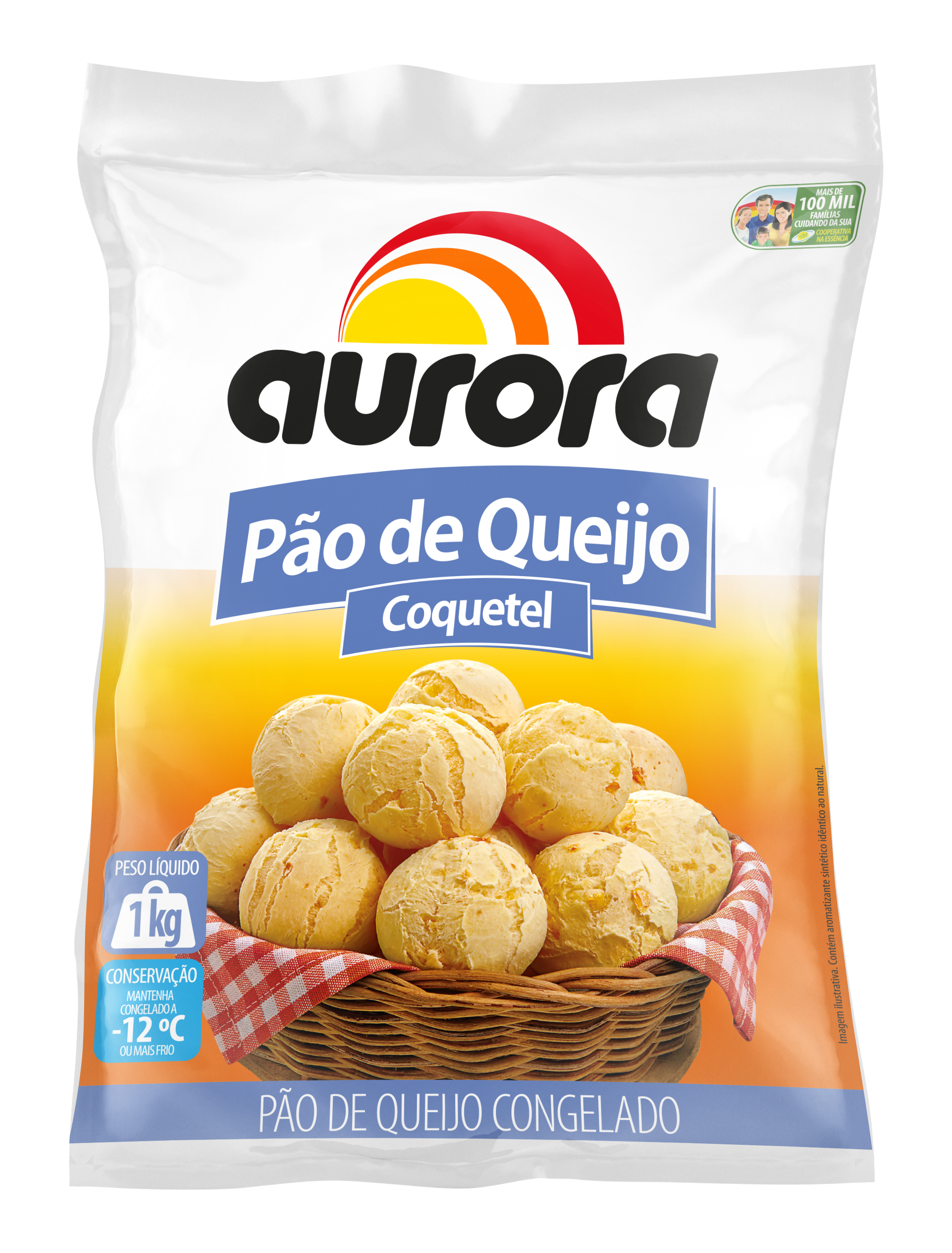 UMA NOVA DELÍCIA AURORA NO MERCADO: Pão de queijo coquetel