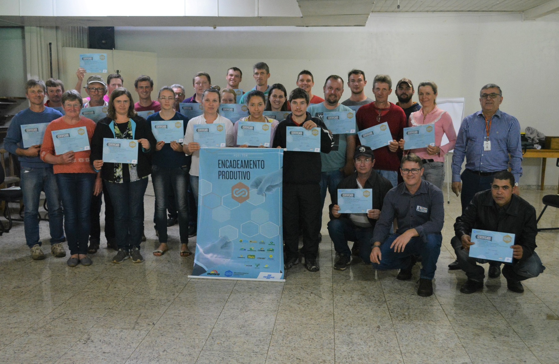 DE OLHO NA QUALIDADE: 19 famílias concluíram o curso nesta terça-feira (14/08)