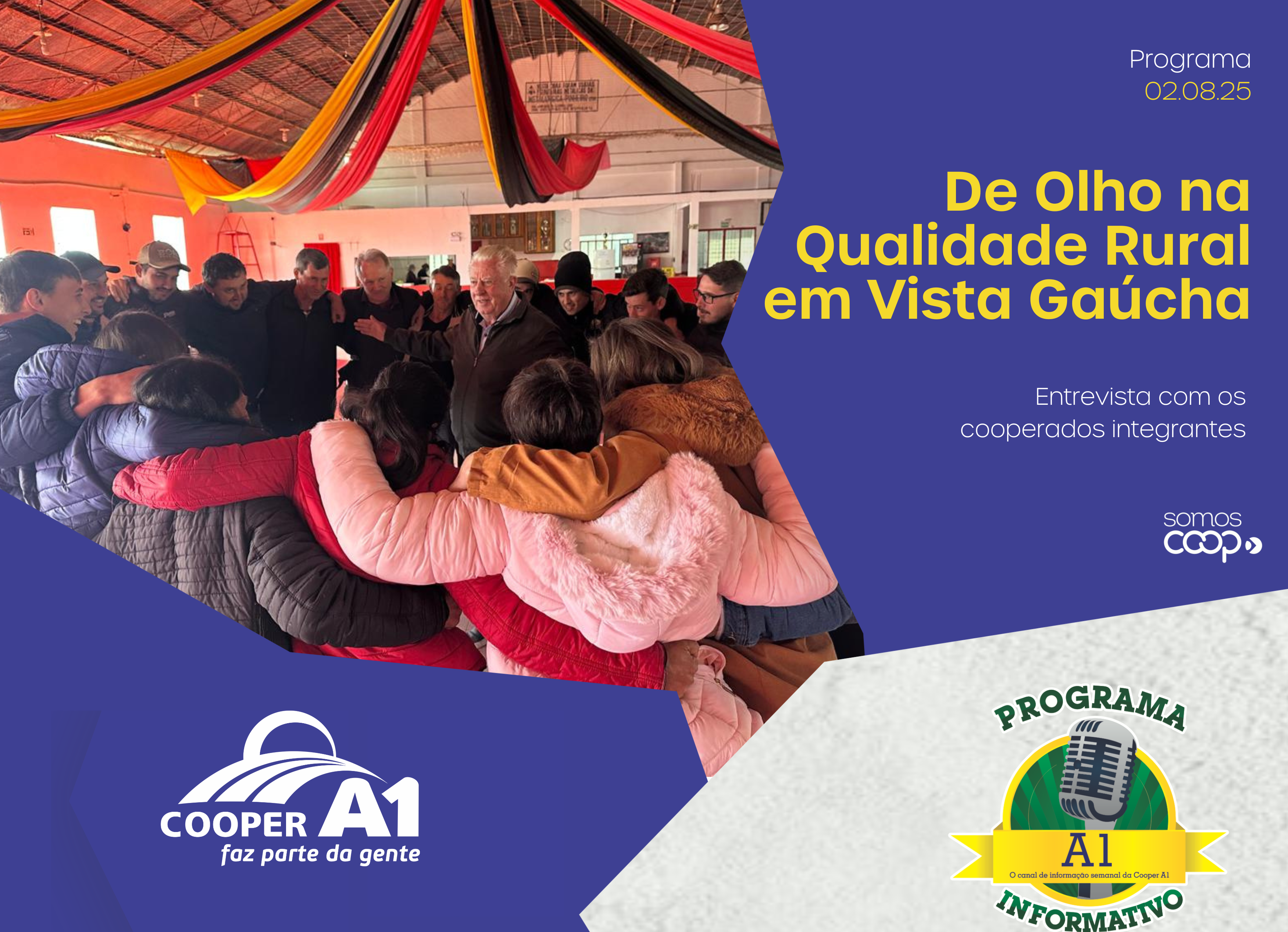 INFORMATIVO A1 02.08.25: De Olho na Qualidade Rural em Vista Gaúcha