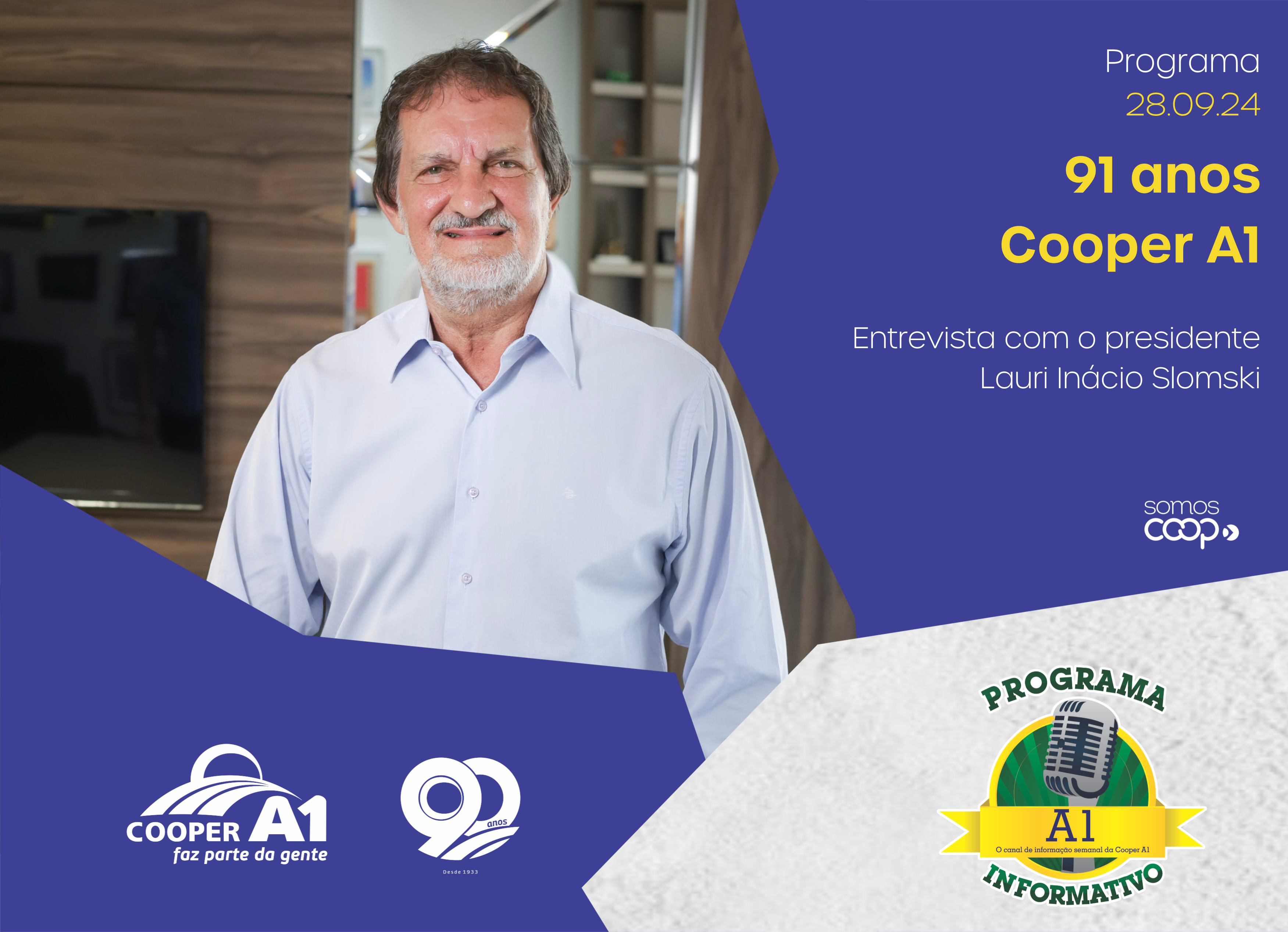 INFORMATIVO A1 28.09.24: 91 Anos Cooper A1 