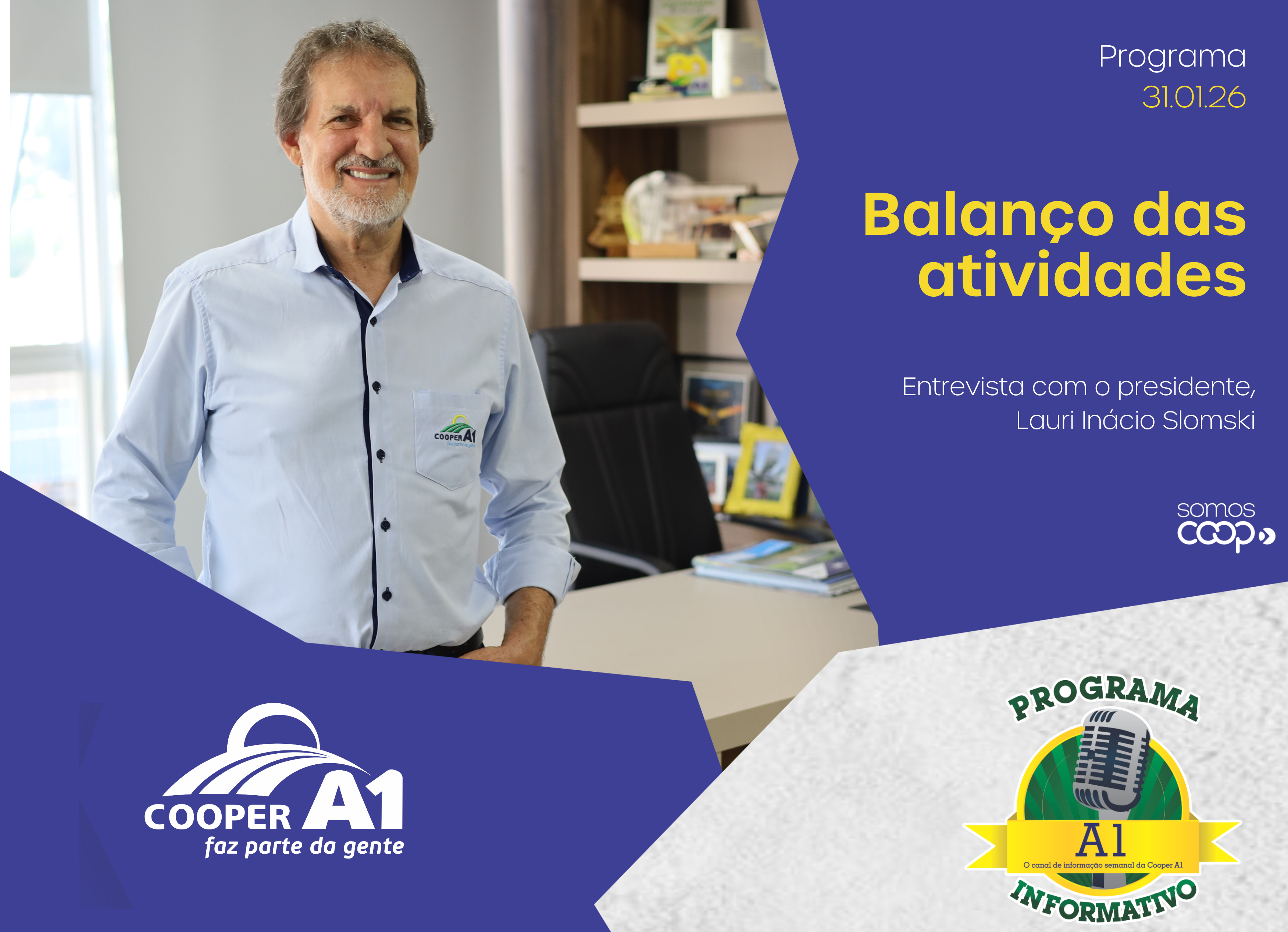 INFORMATIVO A1 31.01.2026: Balanço das atividades