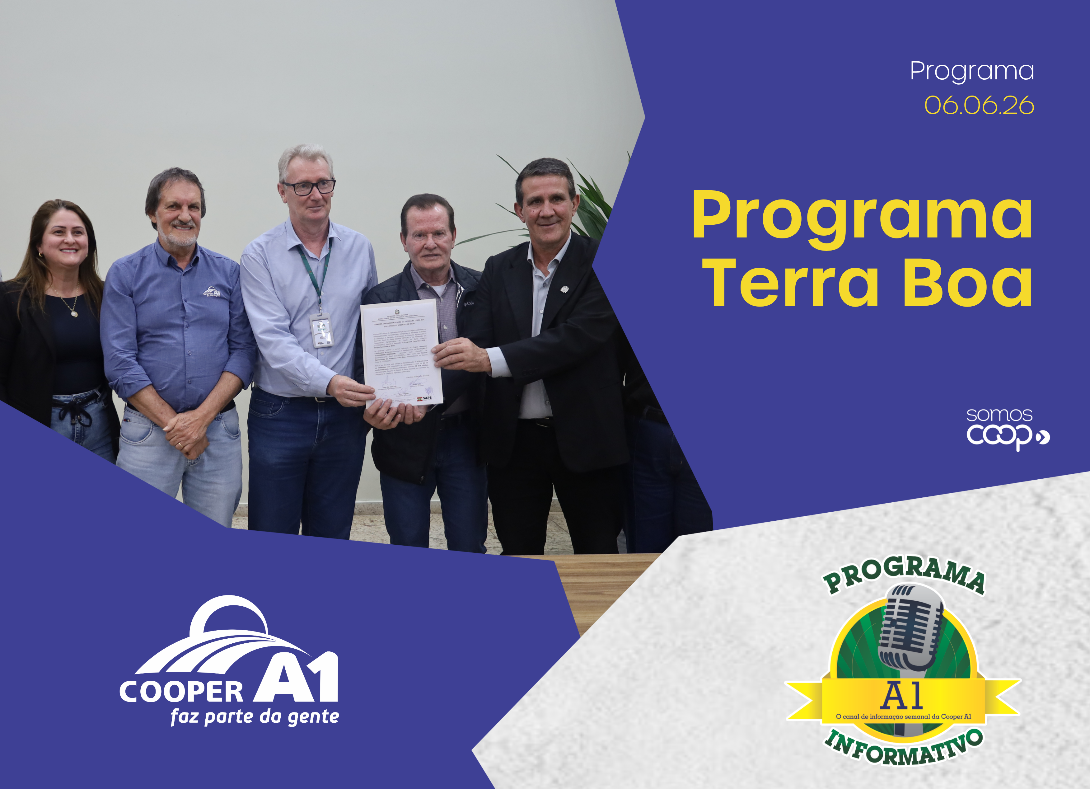 INFORMATIVO A1 06.06.26: Programa Terra Boa 