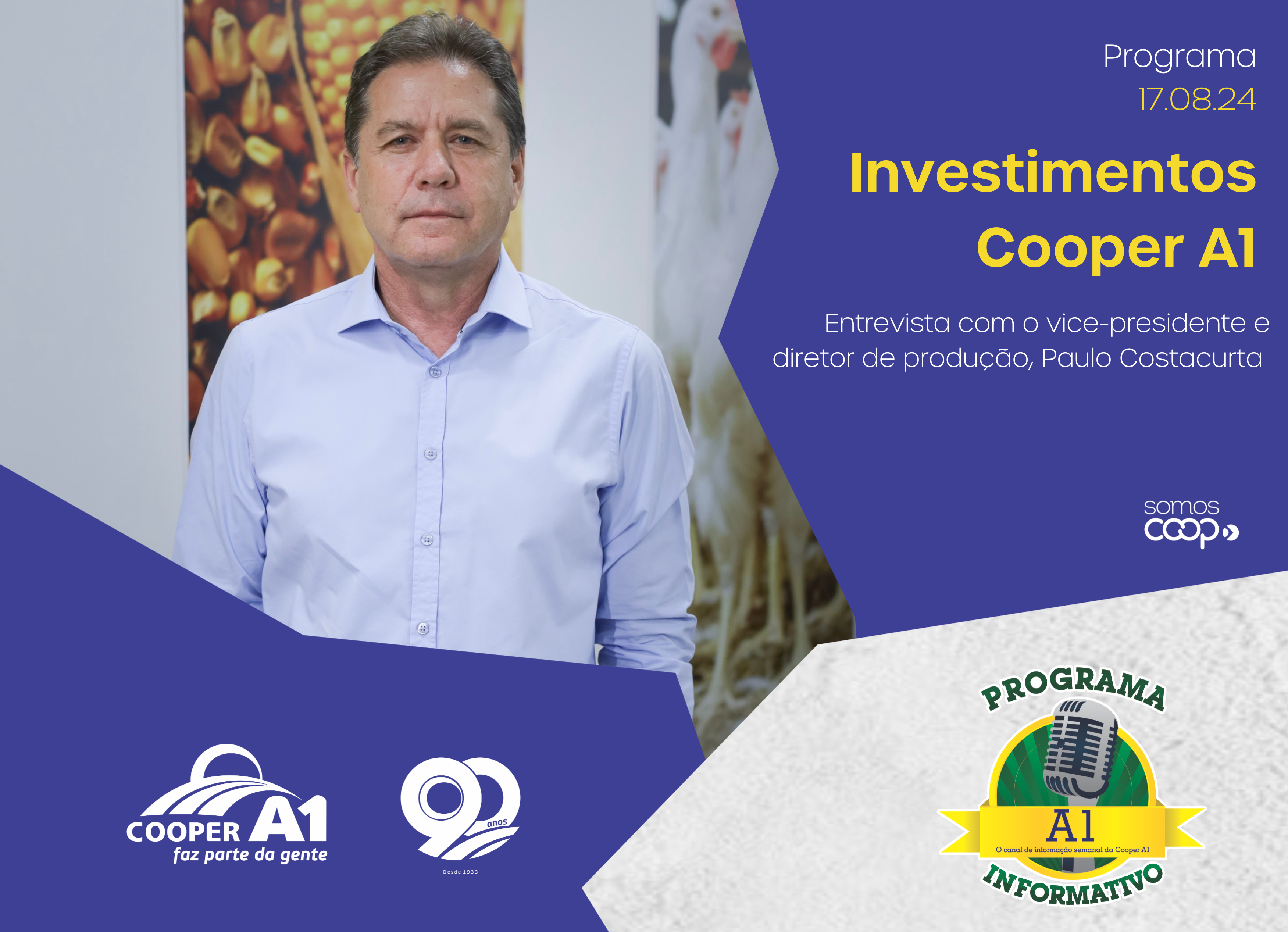 INFORMATIVO A1 17.08.24: Investimentos Cooper A1