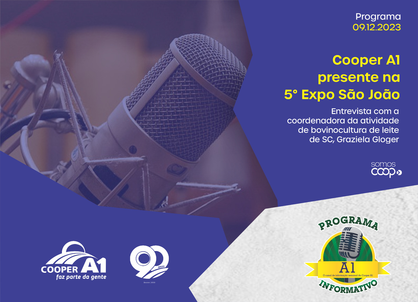 INFORMATIVO A1 09.12.23: Cooper A1 presente na 5° Expo São João