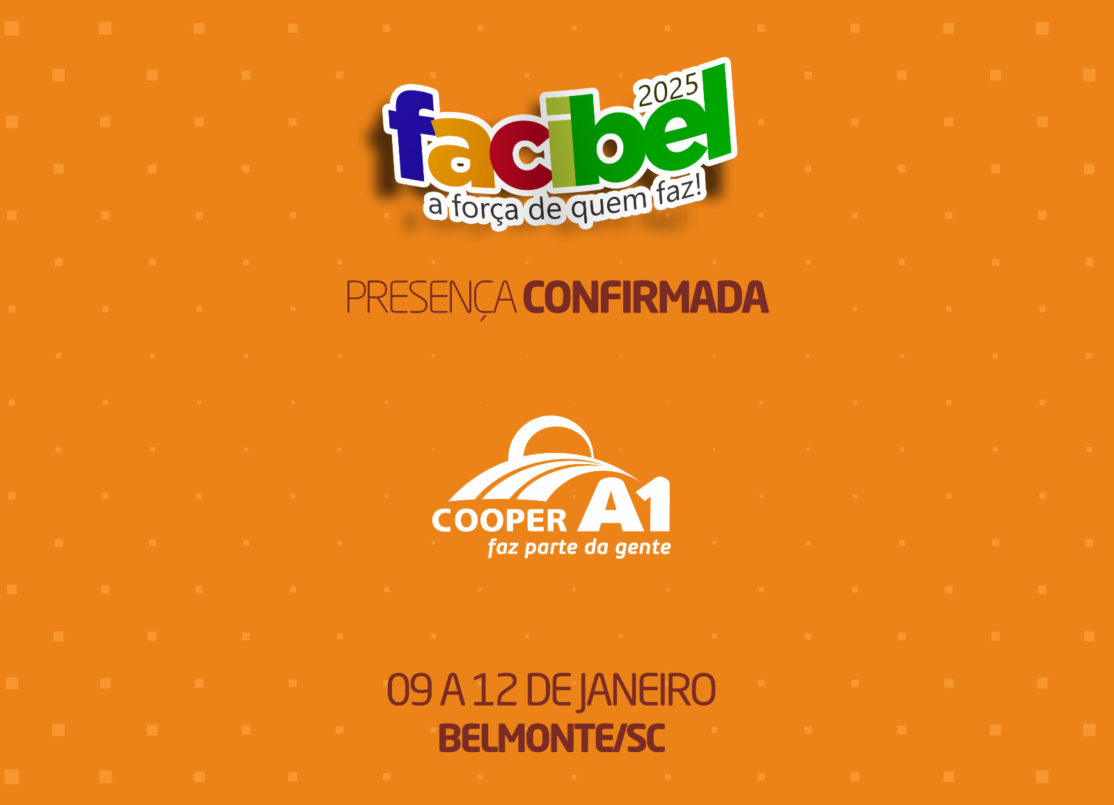 COOPER A1 NA FACIBEL 2025: Quatro dias de condições imperdíveis 